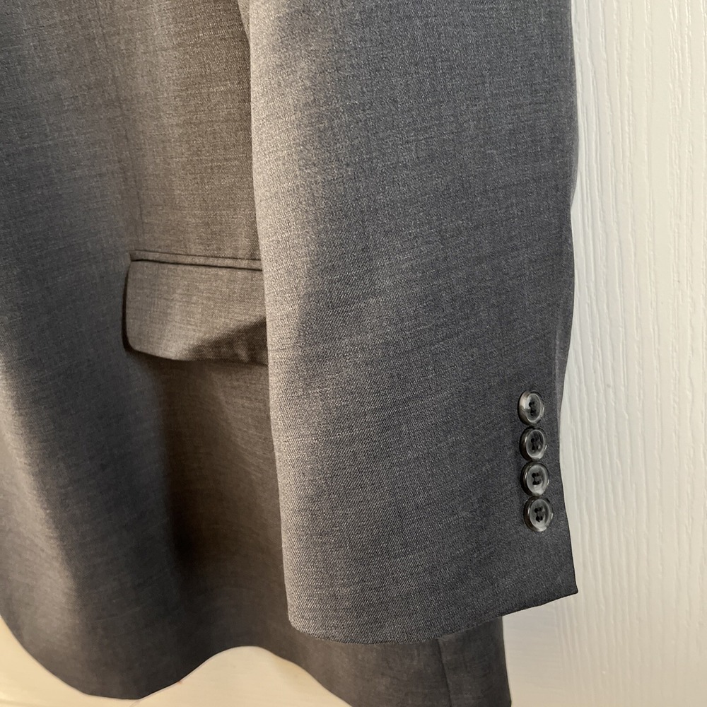 Joseph Abboud Mens 56R Superfine Wool Jacket Zignone Super 110's Italy 2 Button - Picture 3 of 9